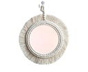 MACRAME MIRROR TAPESTRY MAKEUP HANGING WALL MIRRORS BOHEMIAN DECORATION FOR APARTMENT BEDROOM BABY NURSERY ENTRYWAYS