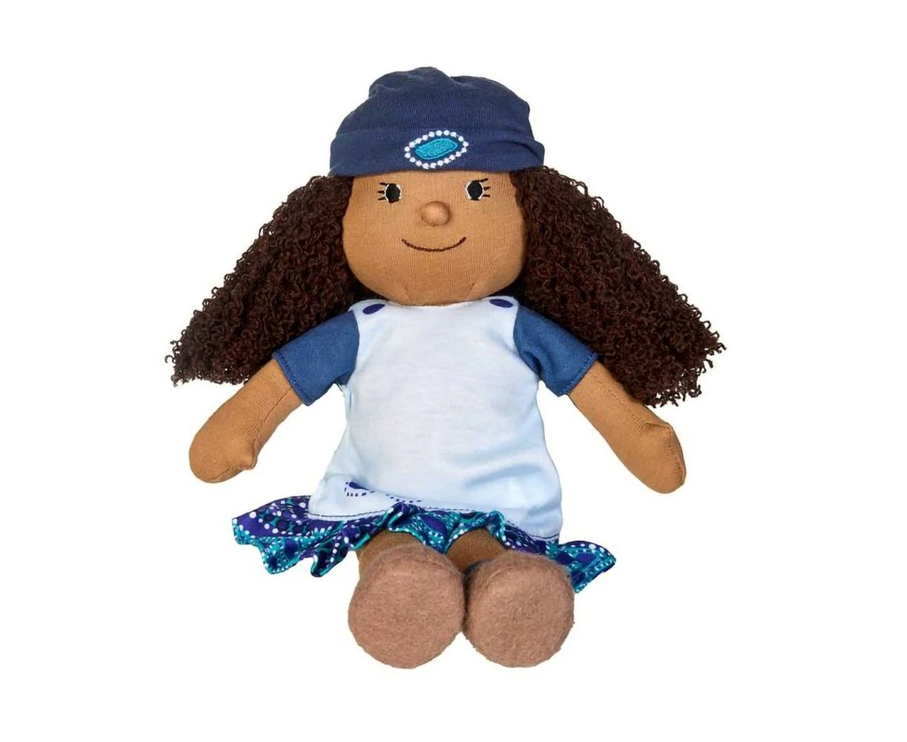 PLAY SCHOOL KIYA INDIGENOUS PLUSH DOLL - 32CM