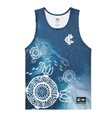 CARLTON BLUES INDIGENOUS MENS TRAINING SINGLET