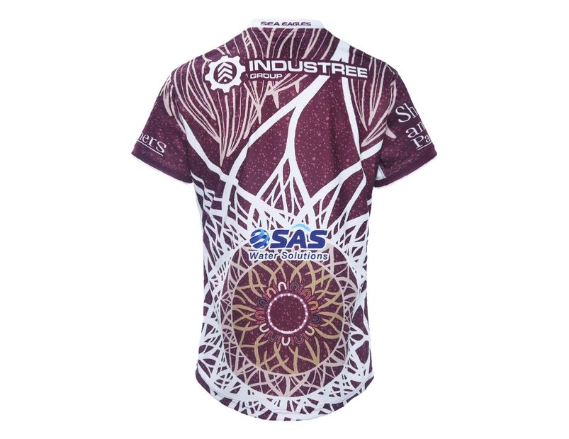 MANLY SEA EAGLES NRL 2023 DYNASTY INDIGENOUS JERSEY SIZES S-3XL