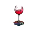 WINE GLASS COASTER (SET OF 2) - JEDESS HUDSON