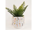 URBAN 15CM CERAMIC FB AUSTRALIAN BIRDS PLANTER PLANT POT HOME/GARDEN DECOR BLUE