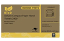 BIOD - DELUXE COMPACT PAPER HAND TOWEL 120X20 250L X 195W 2400