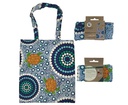 [CH_0333] ENVIRO CANVAS BAG ABORIGINAL DESIGN - COLOURS OF THE REEF DESIGN - COLIN JONES