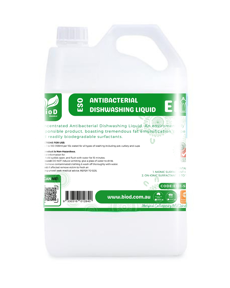 E1 - ESO HD ANTIBACTERIAL DISHWASHING LIQUID-5L