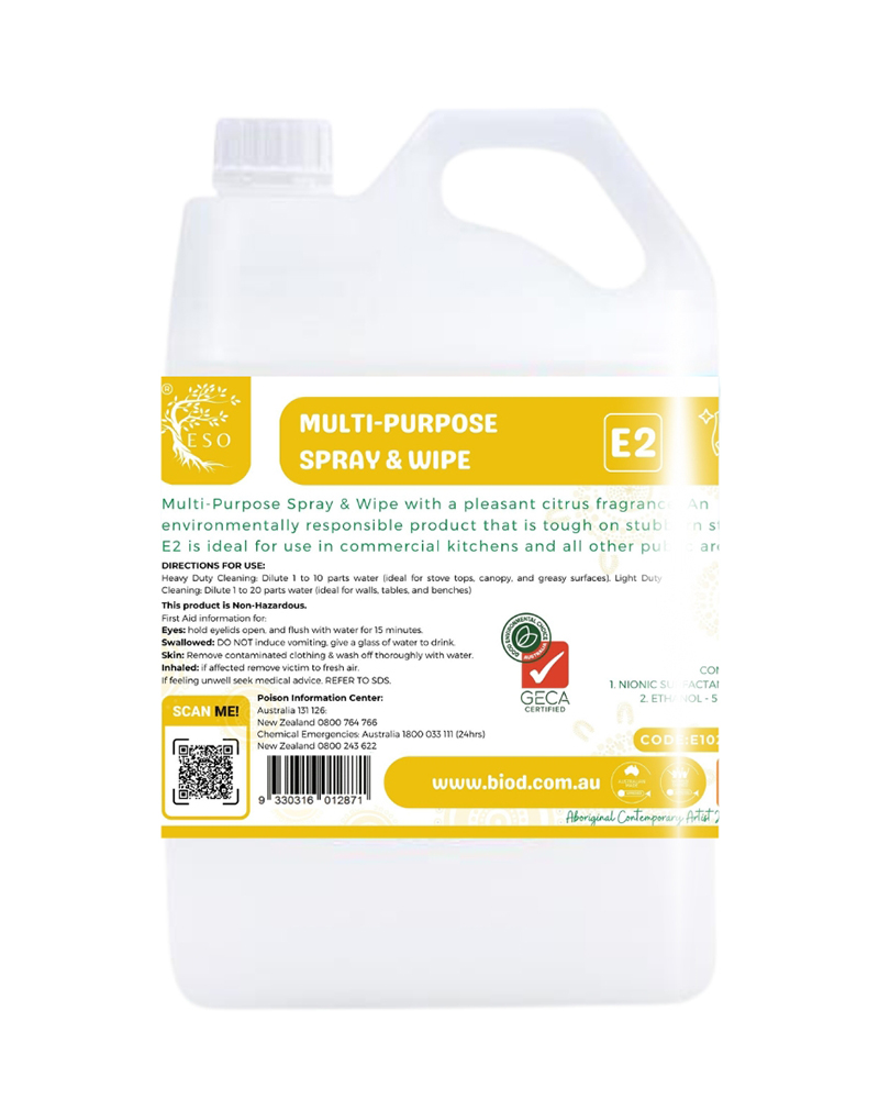 E2 - ESO MULTI-PURPOSE SPRAY &amp; WIPE-5L