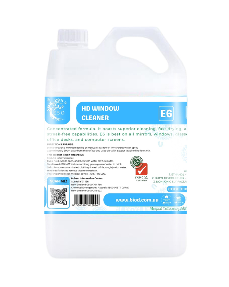 E6 - ESO HD WINDOW CLEANER-5L