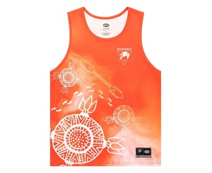 [CH_0267] SYDNEY SWANS INDIGENOUS MENS TRAINING SINGLET