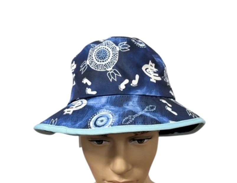 CARLTON BLUES ADULTS INDIGENOUS BUCKET HAT