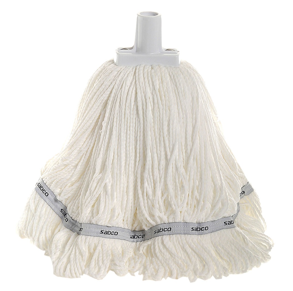 SABCO MICROFIBRE ROUND MOP HEAD-WHITE