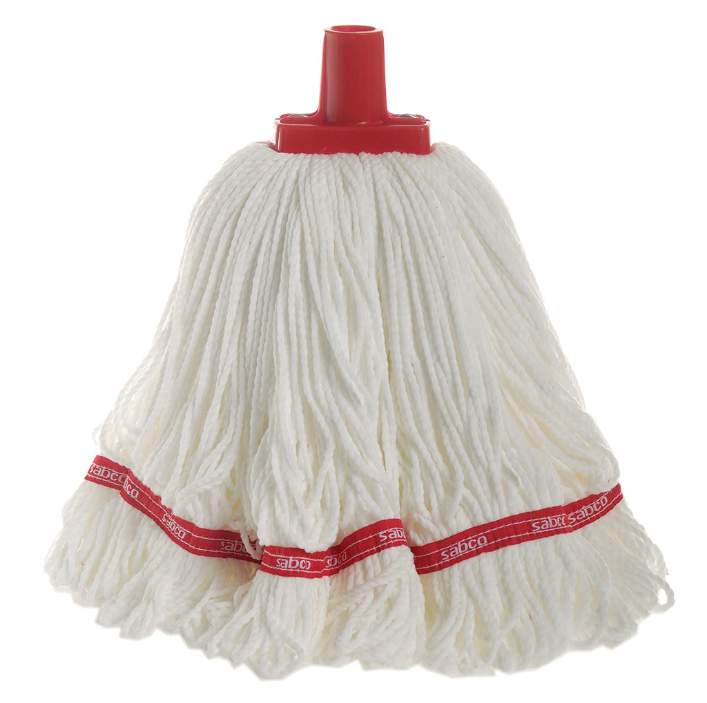 SABCO - MICROFIBRE ROUND MOP HEAD-RED