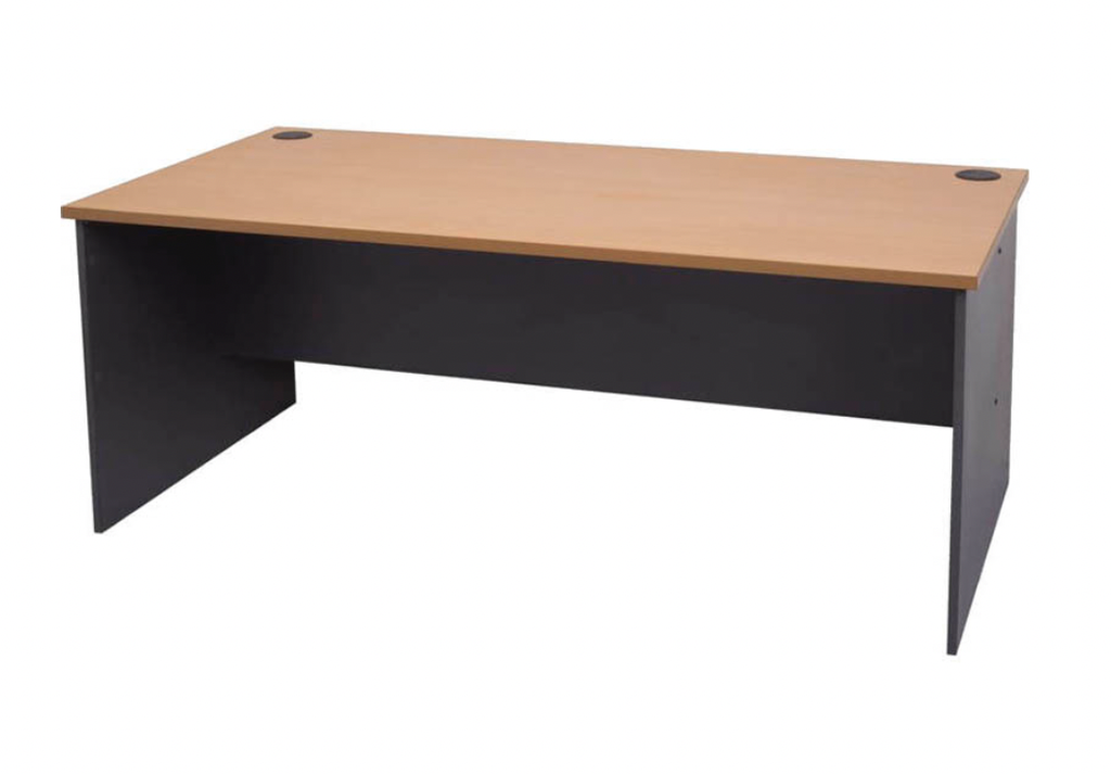 RAPID WORKER OPEN DESK 1800 X 900MM (BEECH/IRONSTONE)