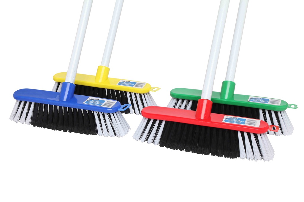 EDCO ECONOMY HOUSEHOLD BROOM WITH HANDLE