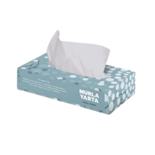 MURLA YARTA 2PLY 100 SHEET FACIAL TISSUE