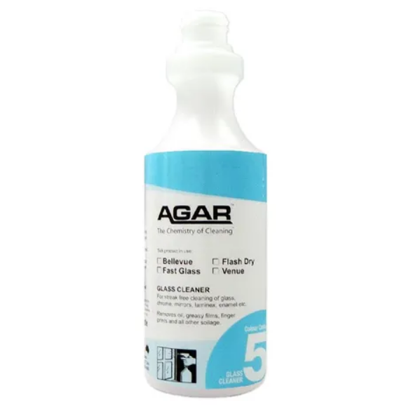 AGAR-FAST GLASS/FLASH DRY SCREEN PRINTED BOTTLE AGAR 500ML