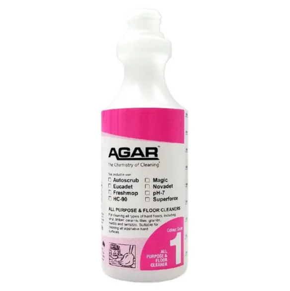 AGAR-PH7 SCREEN PRINTED EMPTY DISPENSING BOTTLE 500ML