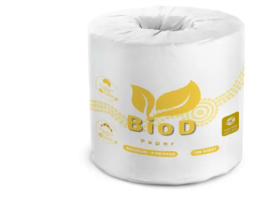 BIOD - DELUXE CONVENTIONAL TOILET ROLLS 2PLY 700SHEET X 48 10CMX10CM