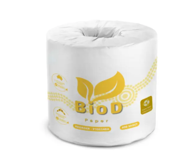 BIOD - DELUXE CONVENTIONAL TOILET ROLLS 2PLY 400SHEET X 48 10CMX10CM