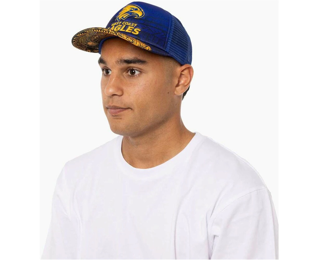 WEST COAST EAGLES INDIGENOUS TRUCKER CAP