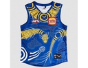 [CH_0102] WEST COAST EAGLES AFL 2022 CASTORE INDIGENOUS DREAMTIME GUERNSEY SIZE S-5XL