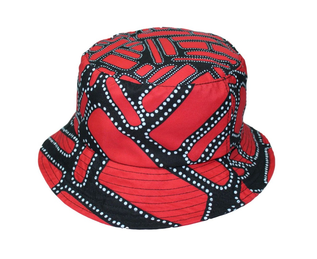 HAT ABORIGINAL DESIGN - DJA ABU (CAMPING GROUND) DESIGN - JEDESS HUDSON