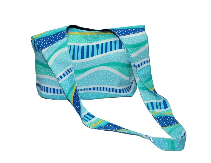 BAG CROSS BODY ABORIGINAL DESIGN -GUDHU GODJARA (RAINBOW REEF) - JEDESS HUDSON