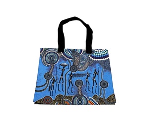 [CH_0399] BAG SHOULDER ABORIGINAL DESIGN - COLIN JONES ASSORTED DESIGNS - HUNTERS &amp; GATHERERS REEF DESIGN - COLIN JONES