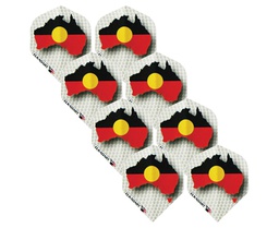 [CH_0614] 24PC FORMULA SPORTS INDIGENOUS DART FLIGHTS STANDARD TAIL/WING ACCESSORY SET