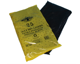 [PL_GH120] 120LT ECONOMY BLACK GARBAGE BAG 250’S