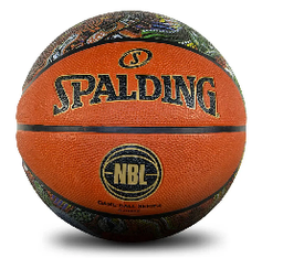 [CH_0002] SPALDING NBL INDIGENOUS ROUND SIZE 7 OUTDOOR BASKETBALL - BROWN/MULTI