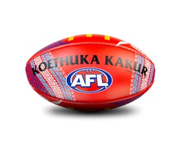 [CH_0019] SHERRIN 2024 SIR DOUG NICHOLLS ROUND OFFICIAL GAME FOOTBALL - RED