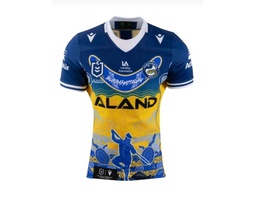 [CH_0077] PARRAMATTA EELS NRL 2023 MACRON INDIGENOUS JERSEY SIZES S-6XL