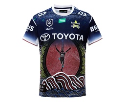 [CH_0078] NORTH QUEENSLAND COWBOYS NRL 2023 DYNASTY INDIGENOUS JERSEY SIZES S-3XL