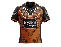 [CH_0090] WESTS TIGERS NRL 2021 STEEDEN INDIGENOUS JERSEY ADULTS SIZES S-5XL