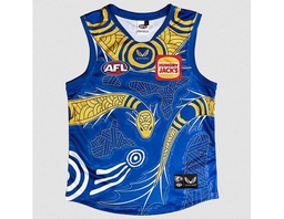 [CH_0102] WEST COAST EAGLES AFL 2022 CASTORE INDIGENOUS DREAMTIME GUERNSEY SIZE S-5XL