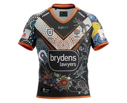 [CH_0120] WESTS TIGERS NRL 2023 STEEDEN INDIGENOUS JERSEY ADULTS SIZES S-5XL