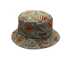 [CH_0161] HAT ABORIGINAL DESIGN - PATHWAYS DESIGN - STEPHEN HOGARTH