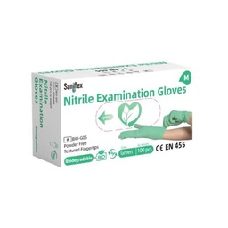 SF - BIODEGRADABLE NITRILE GLOVES - GREEN 100/PACK